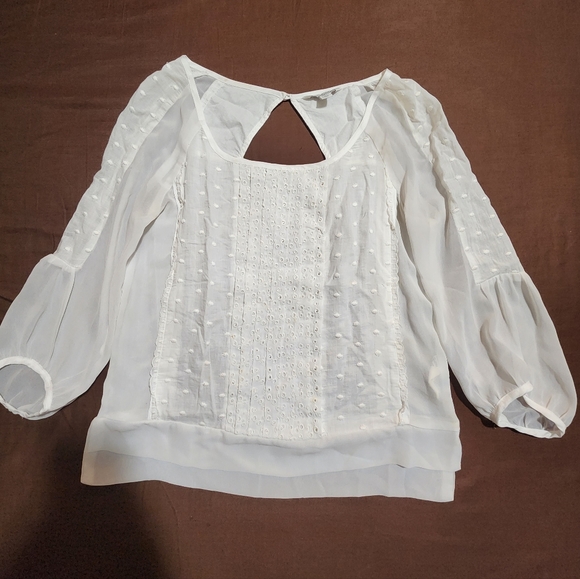 American Eagle Outfitter White Blouse - Picture 7 of 9